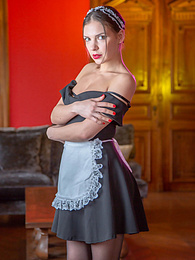 AdiPics presents: Sexy Maid Henessy betrays Natalie Starr and fucks boyfriend