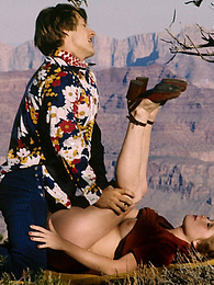 AdiPics presents: Couple get so horny and end up fucking by the Grand Canyon