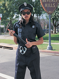 AdiPics presents: Cherry Lee, This Corrupt L.A. Cop Takes What She Wants